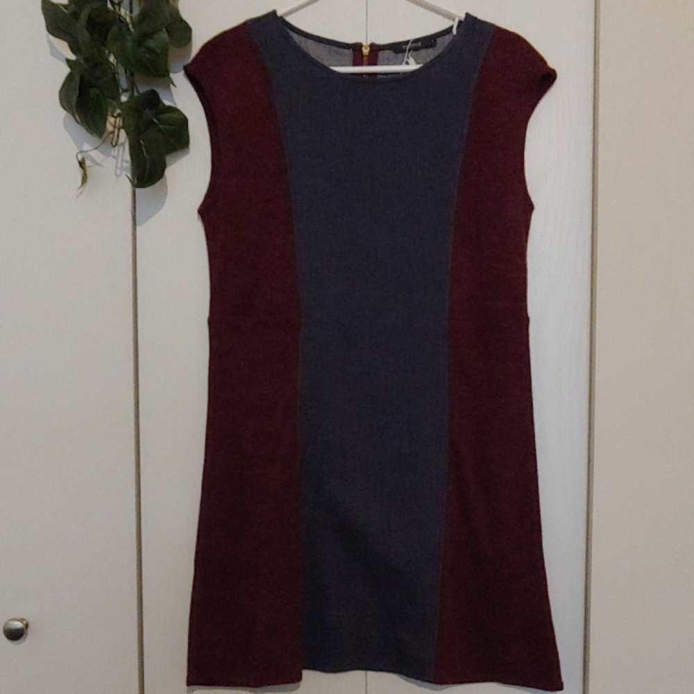 Denim/Knit Dress